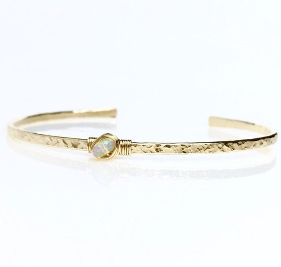 Niccoletti Genuine Welo Opal Cuff Bracelet
