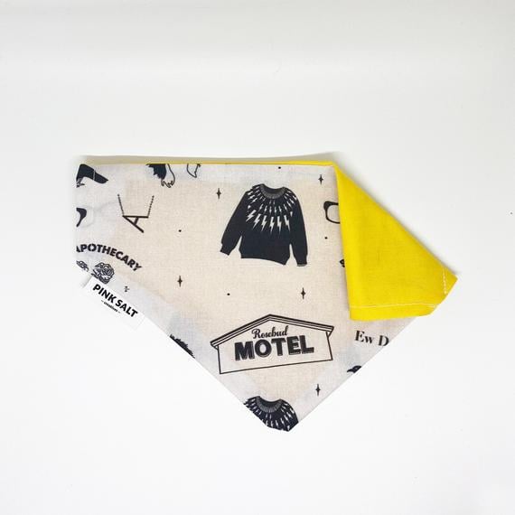 Schitt's Creek Reversible Over the Collar Dog Bandana