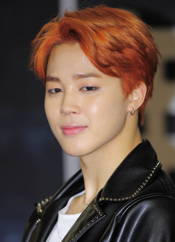 Jimin's Copper Hair Color in 2015