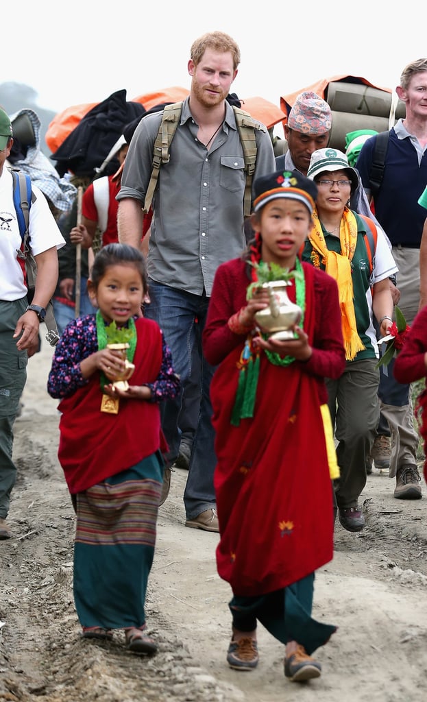 Prince Harry Visits Nepal March 2016
