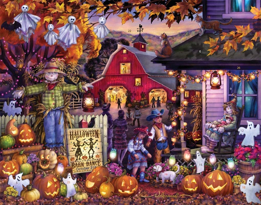 Halloween Barn Dance Countdown Calendar