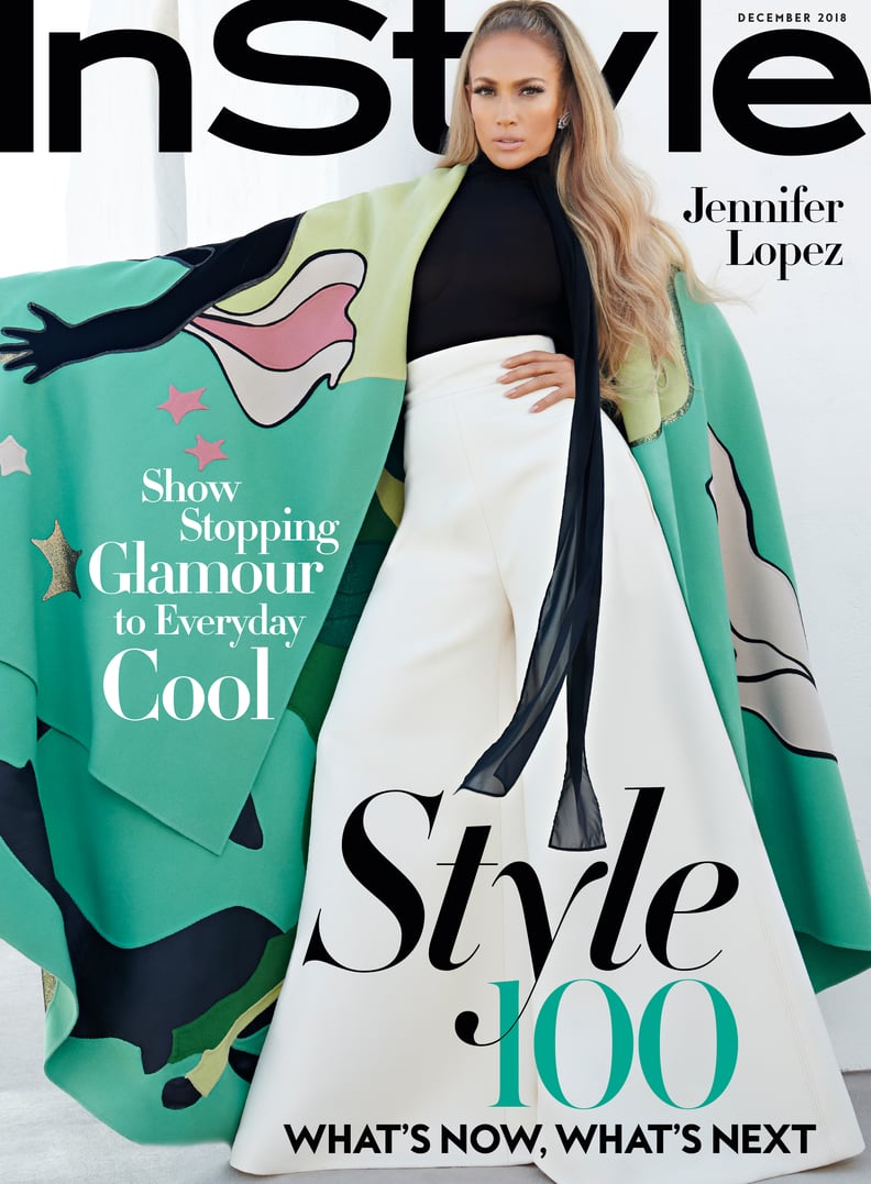 Jennifer's InStyle December 2018 Cover