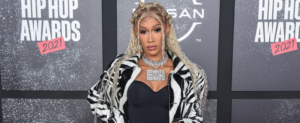 BIA's Red Carpet "Camouflage" Has Me Hypnotized — See Her Zebra-Print Trench Coat Here