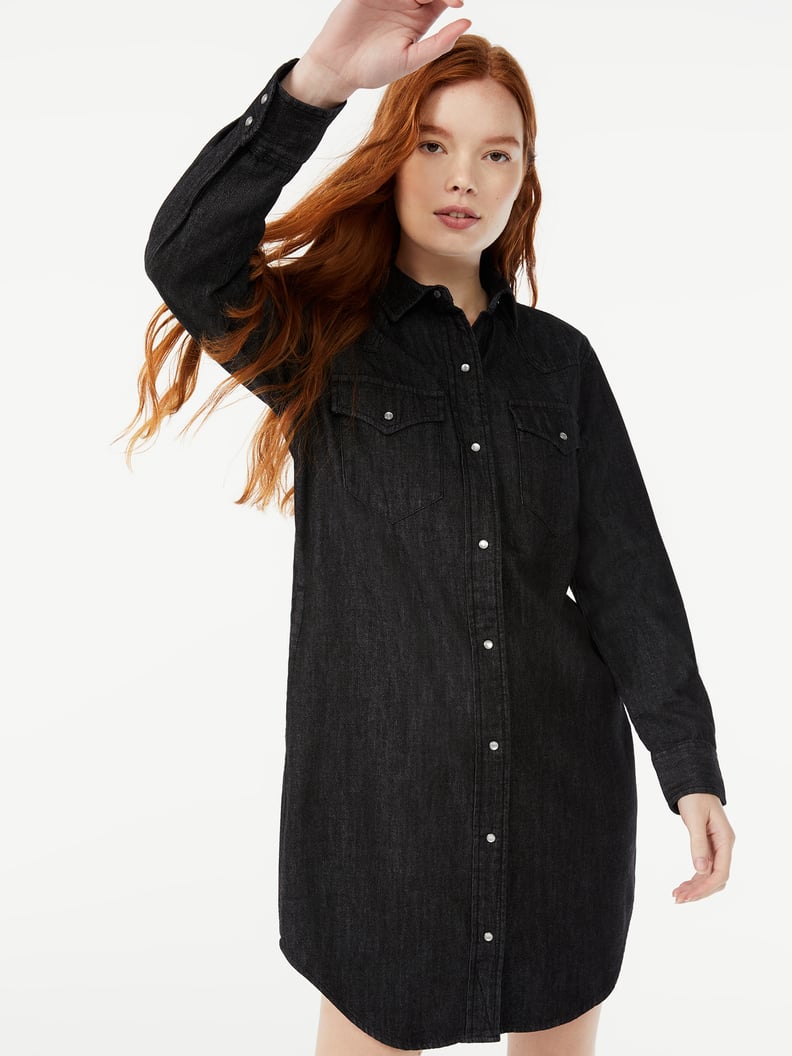 Free Assembly Women's Western Shirtdress