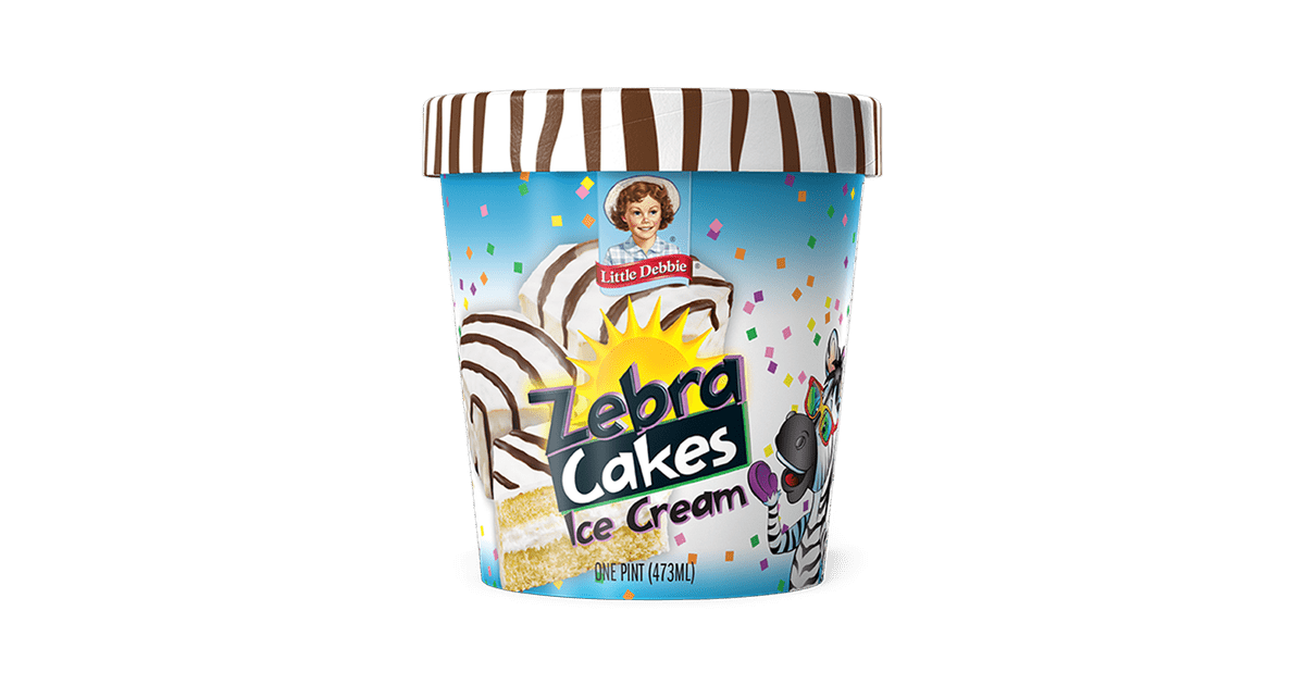 Little Debbie Zebra Cakes Cream Pint Where to Buy Little Debbie Ice Cream 2022 POPSUGAR