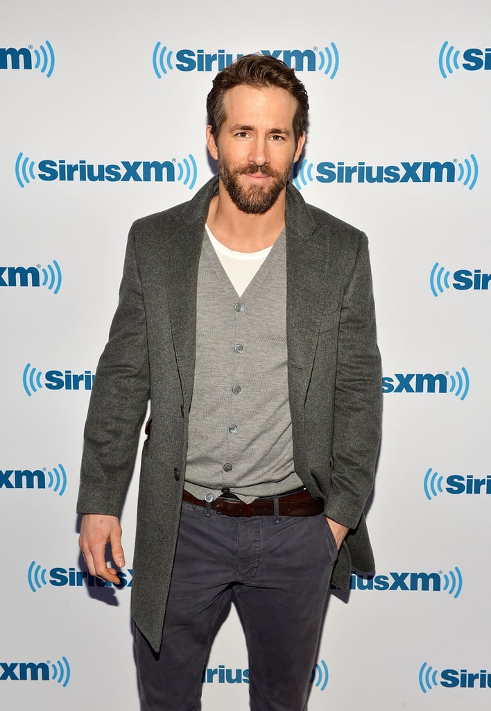 Ryan Reynolds was his usual handsome self at SiriusXM Studios on Wednesday in NYC.