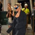 Kim Kardashian Styled a Plunging Corset Jumpsuit With Futuristic Sunglasses
