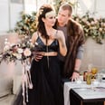 The Only Thing Darker Than This Bride's Gown Is the Movie That Inspired Her Wedding