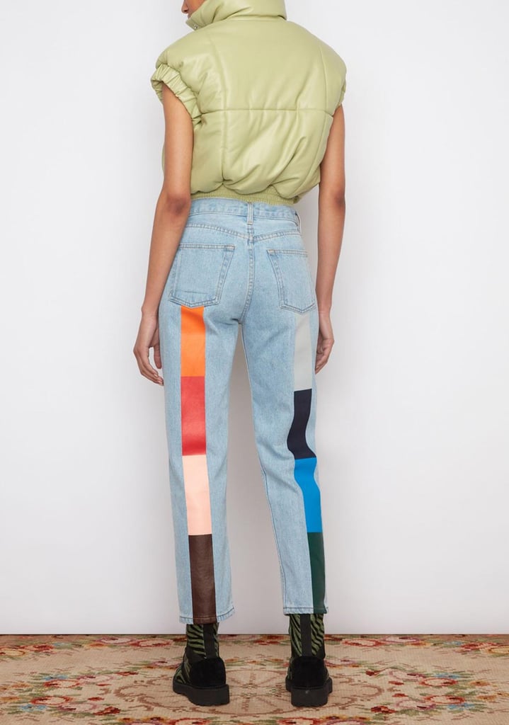 Still Here Harvest Rainbow Tate Crop Jeans