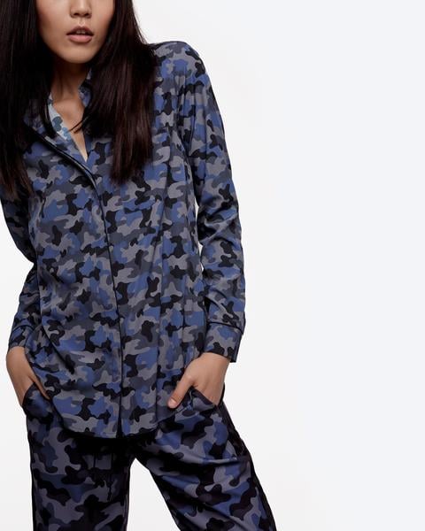 Camo Pajama Blouse