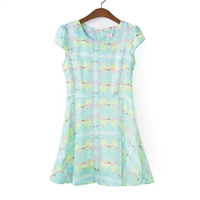 Flower Idea Chiffon Dress