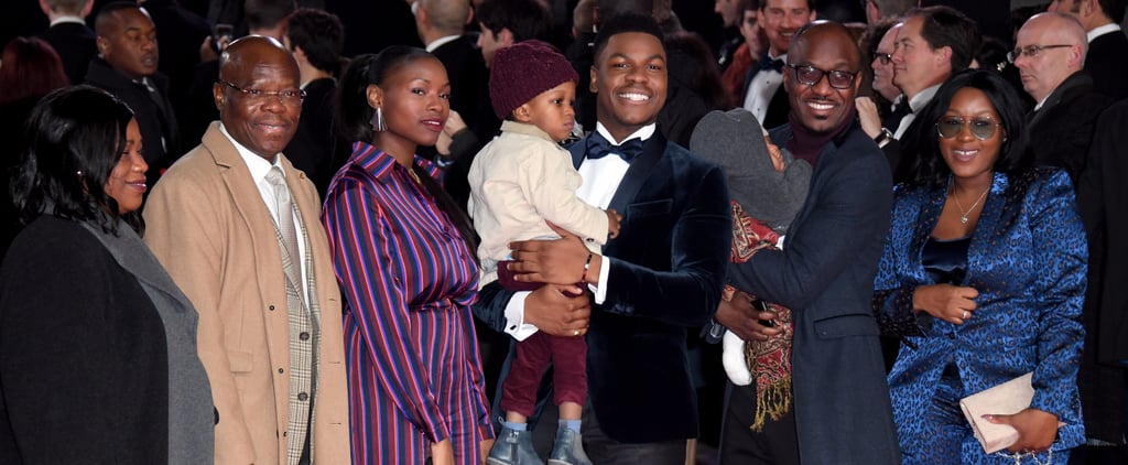 John Boyega's Family at The Last Jedi UK Premiere