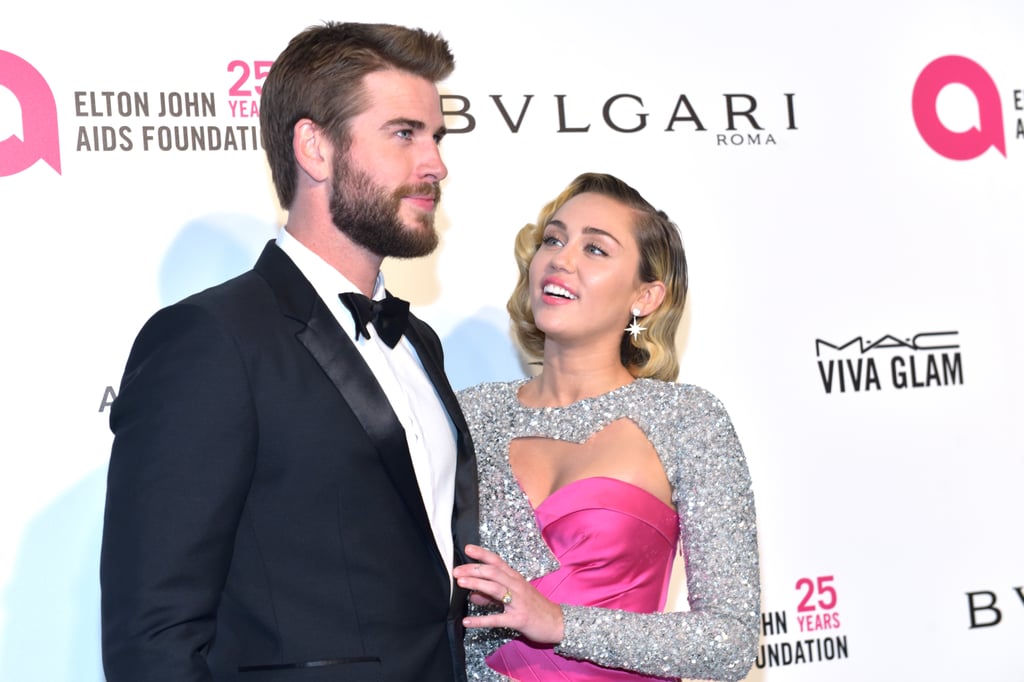 Miley Cyrus and Liam Hemsworth at the Oscars 2018