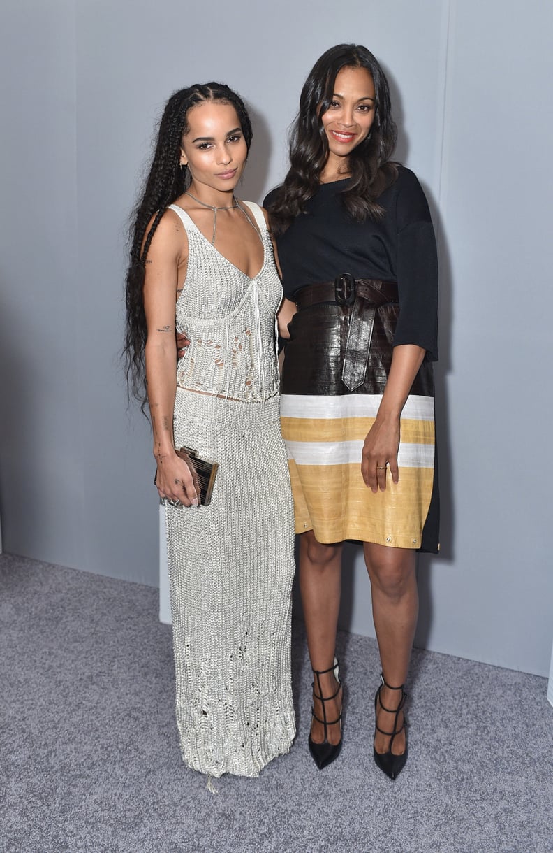 Zoe Kravitz and Zoe Saldana