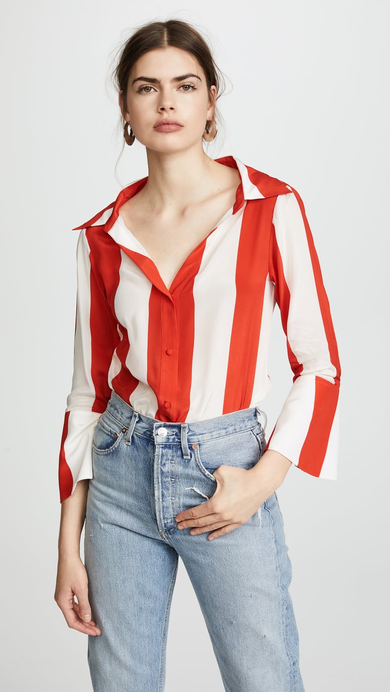 Alice + Olivia Denver Oversized Blouse