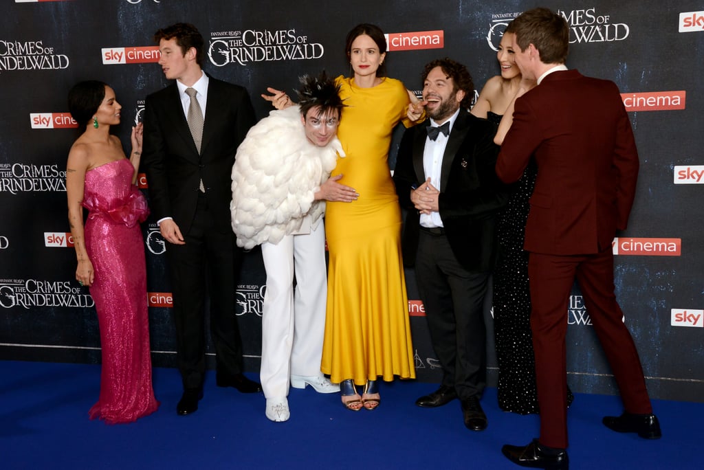 Zoë Kravitz Pink Gown at Fantastic Beasts 2 London Premiere