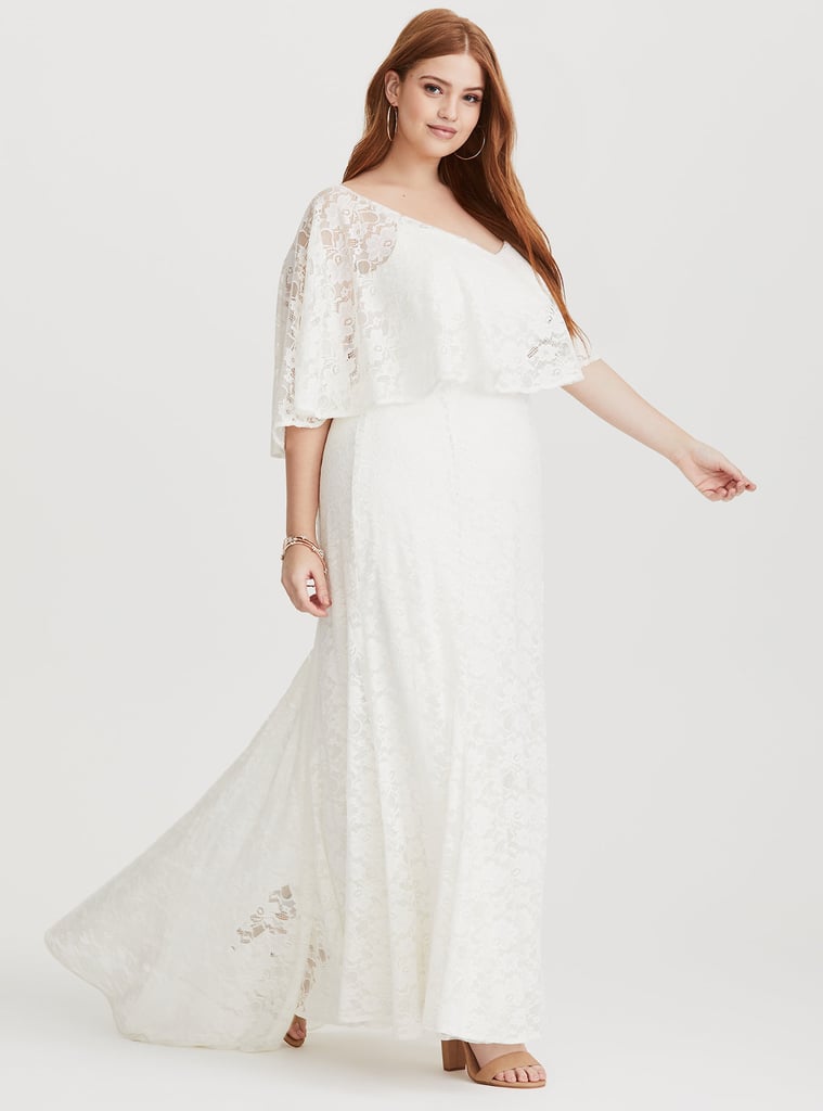 Torrid White Gown | Jessica Biel's White Wedding Guest Dress | POPSUGAR ...