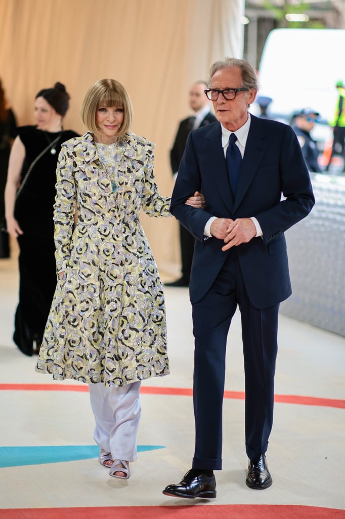 Anna Wintour and Bill Nighy at the 2023 Met Gala Celebrity Couples at