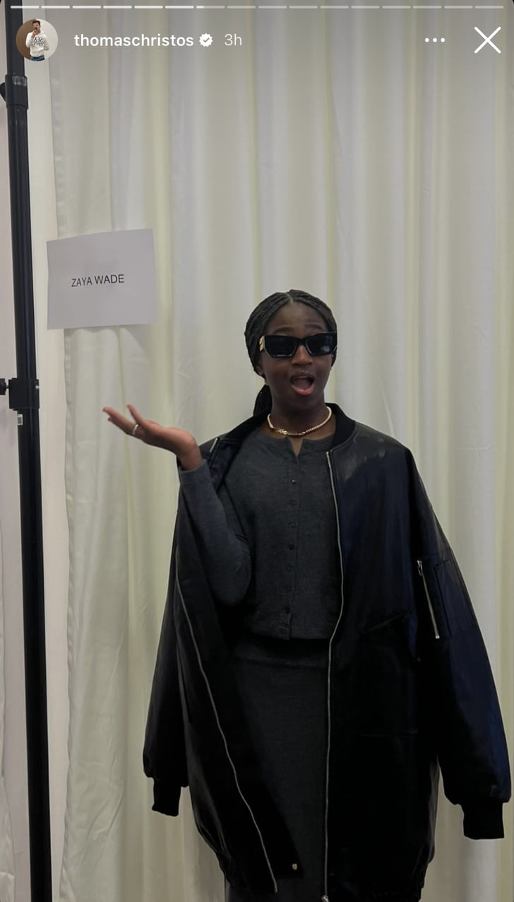 Zaya Wade Makes Her Runway Debut At Miu Miu Show In Paris Popsugar Fashion Photo 3