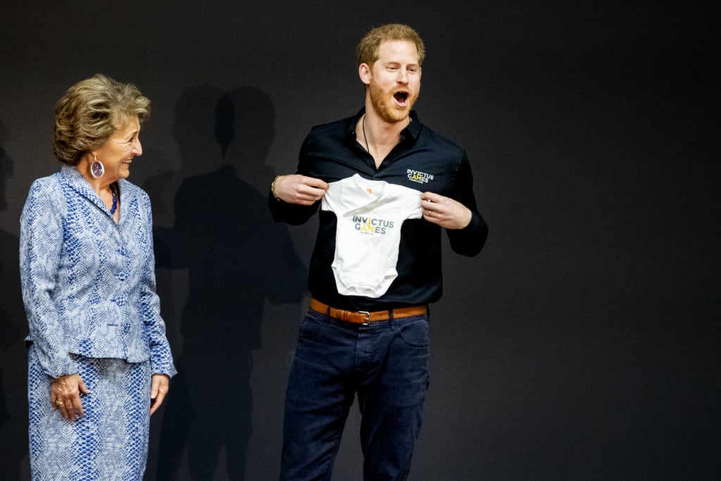 Prince Harry's "Daddy" Jacket in the Netherlands May 2019