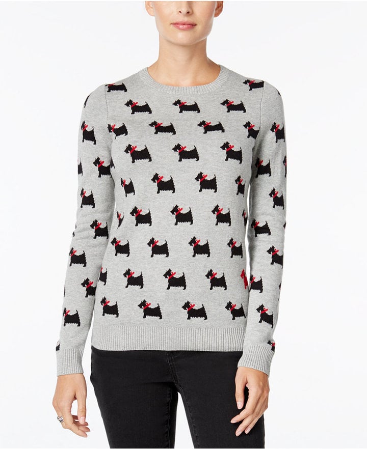Charter Club Petite Scottie Dog Sweater 