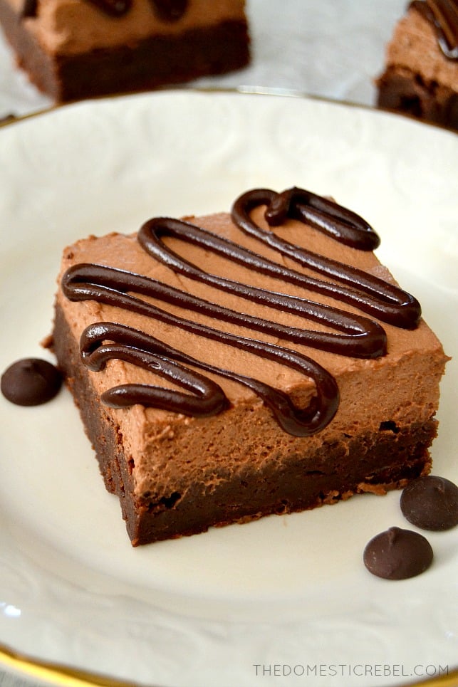 Chocolate Mousse Brownies