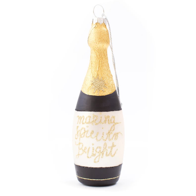 The Free Stocking Stuffer: LC Lauren Conrad "Making Spirits Bright" Champagne Christmas Ornament