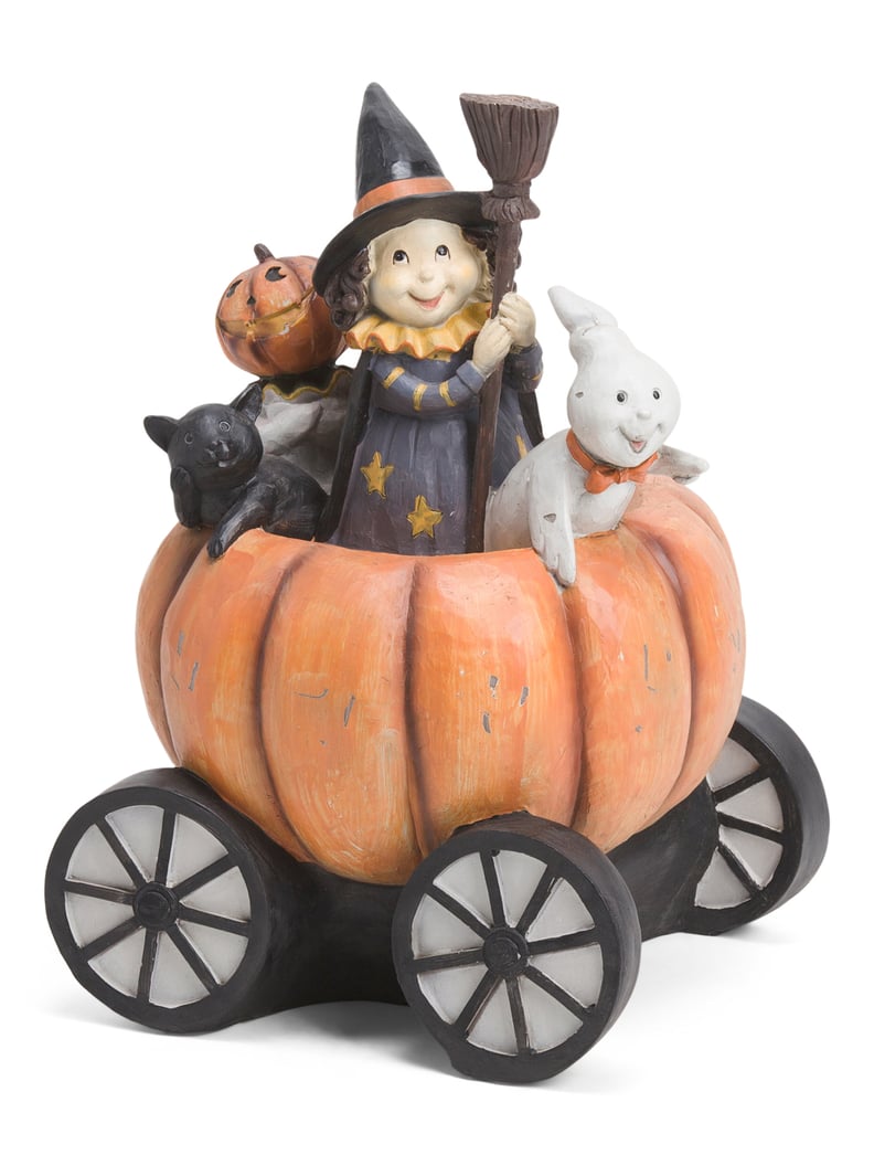 Resin Boo Pumpkin Family Decor