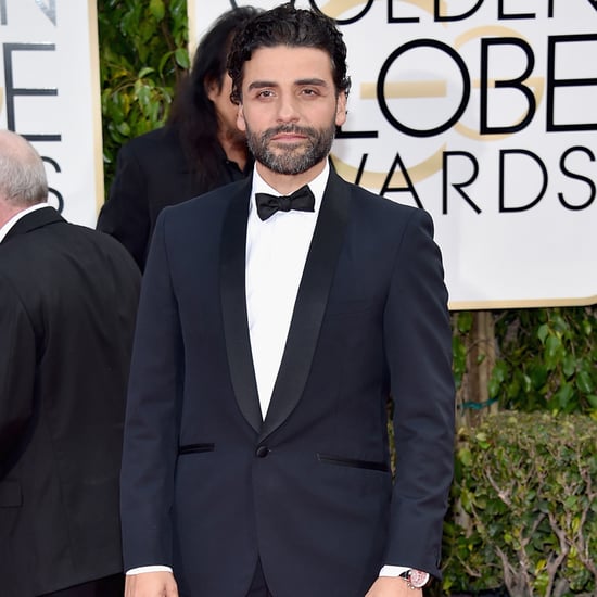 Oscar Isaac at Golden Globes 2016