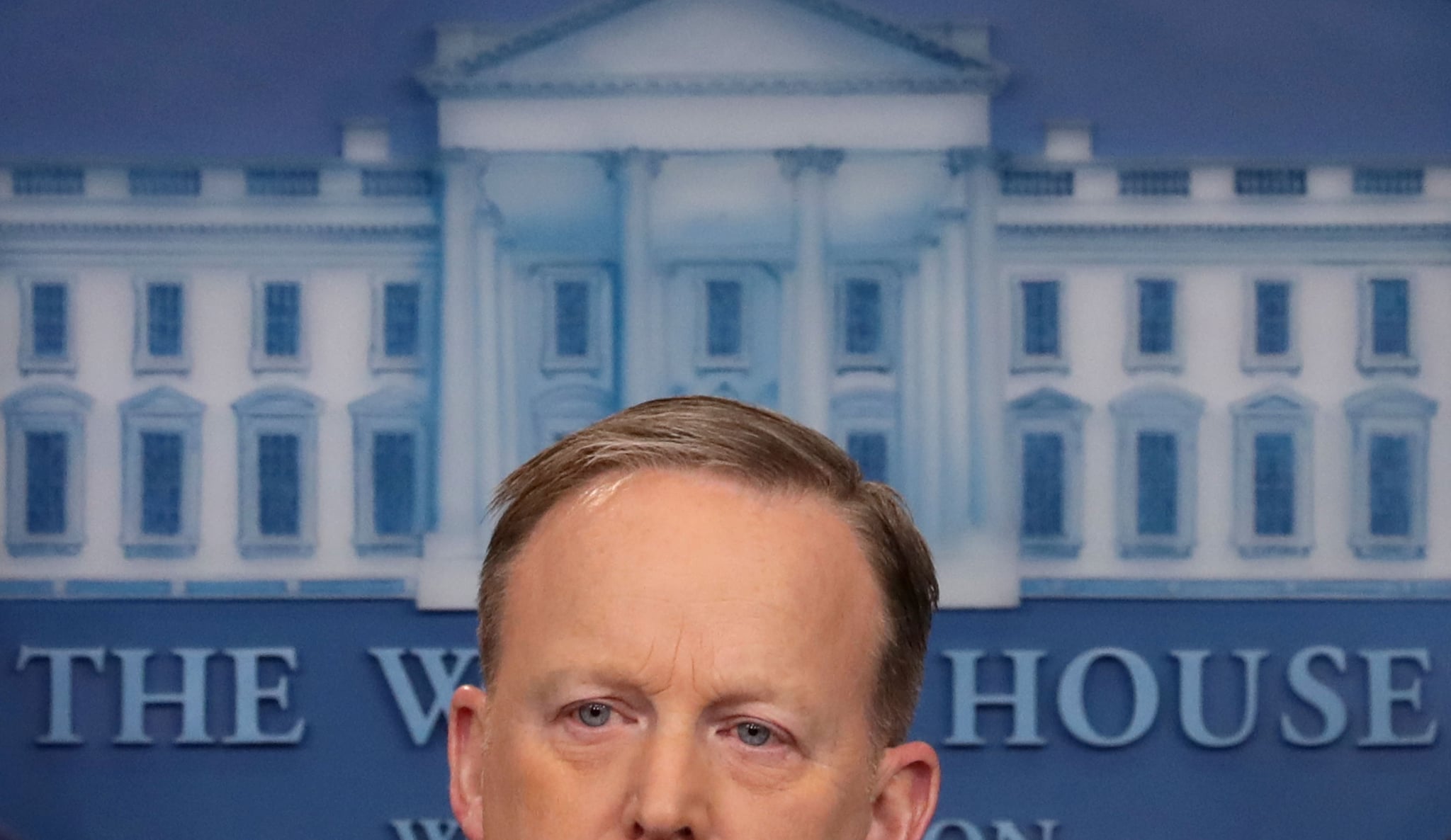 Sean Spicer Cutout Bush Decoration Popsugar News