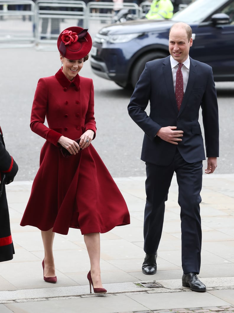 The Duke and Duchess of Cambridge at Commonwealth Day Service 2020