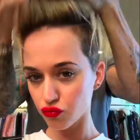 Katy Perry Short Blonde Haircut 2017