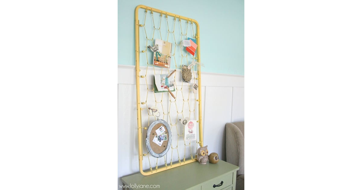 ShabbyChic Bulletin Board How to Reuse a Crib Mattress POPSUGAR