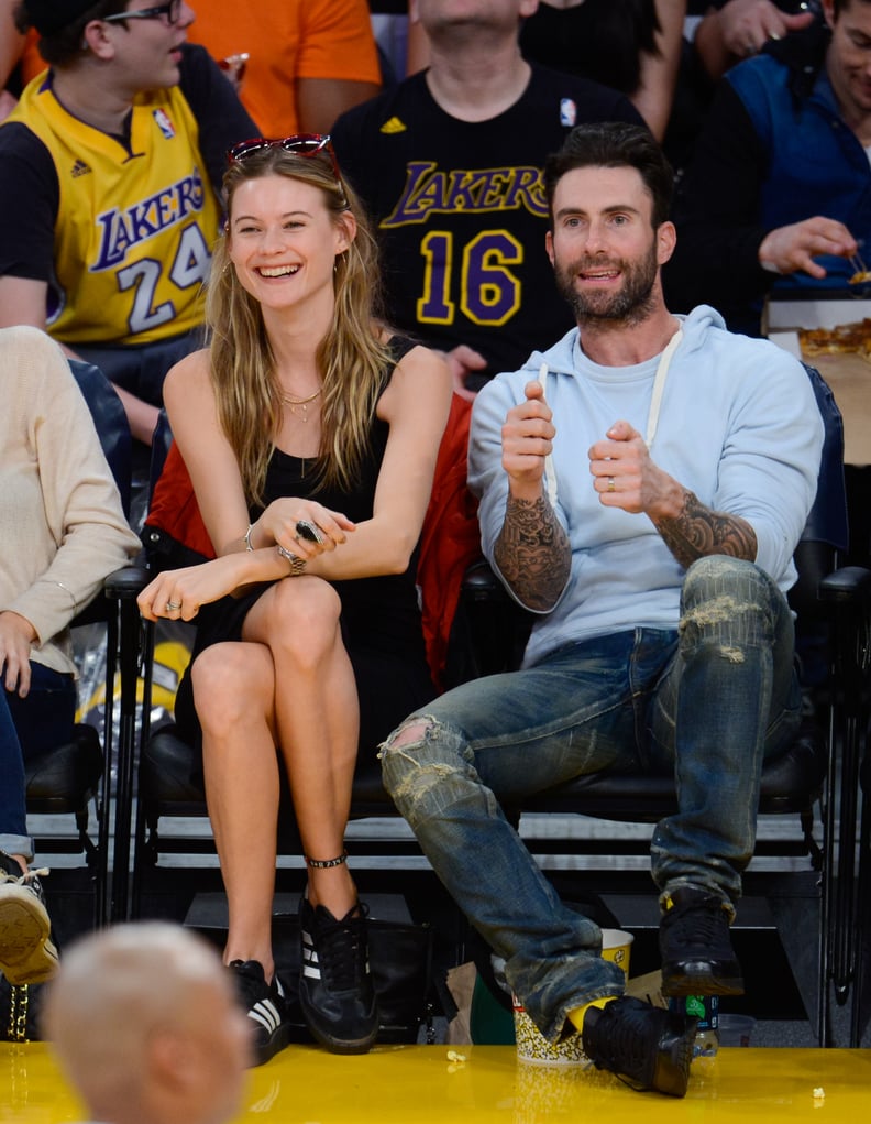 At a Los Angeles Lakers Game