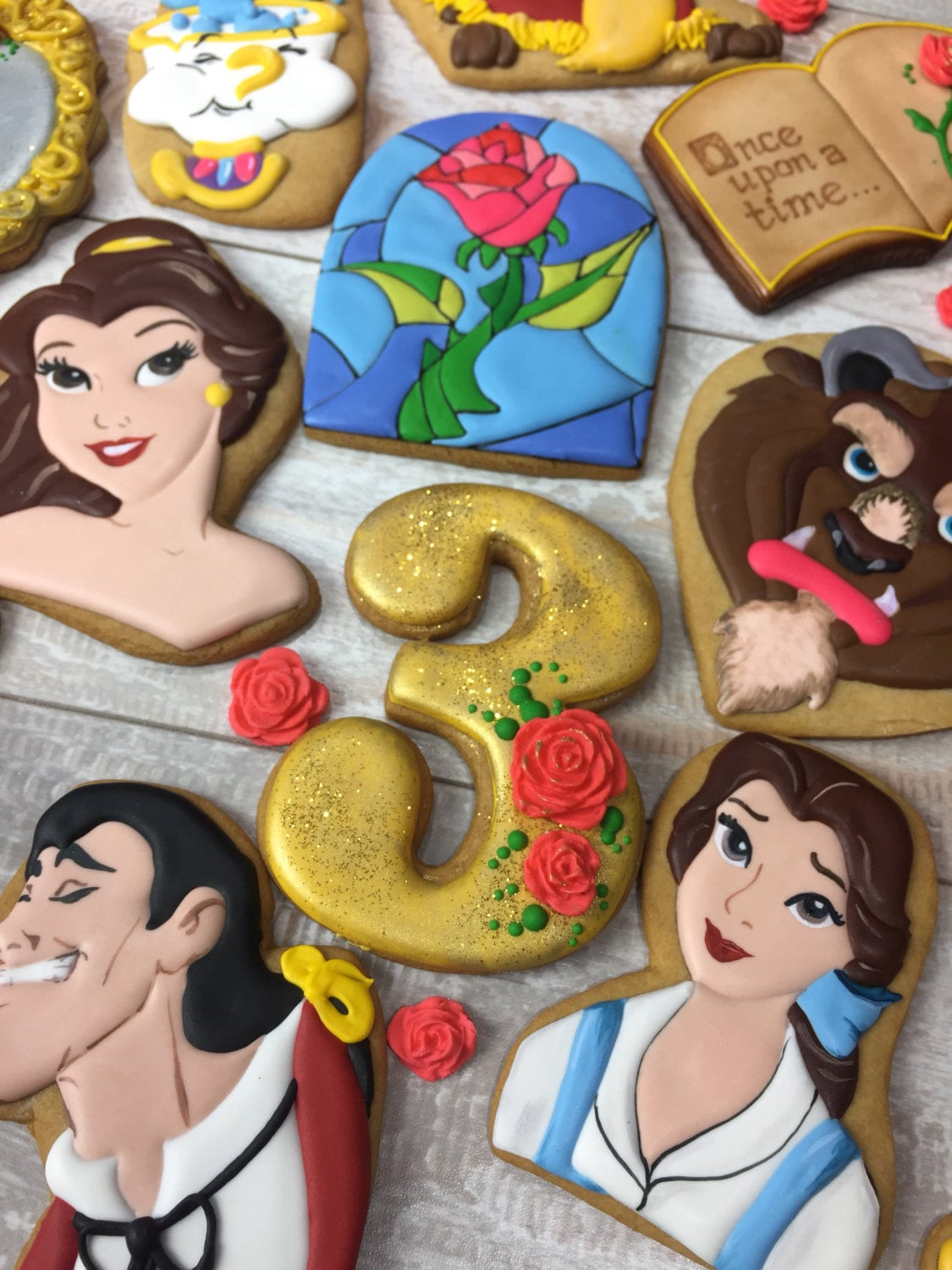 Beauty And The Beast Cookies Popsugar Food