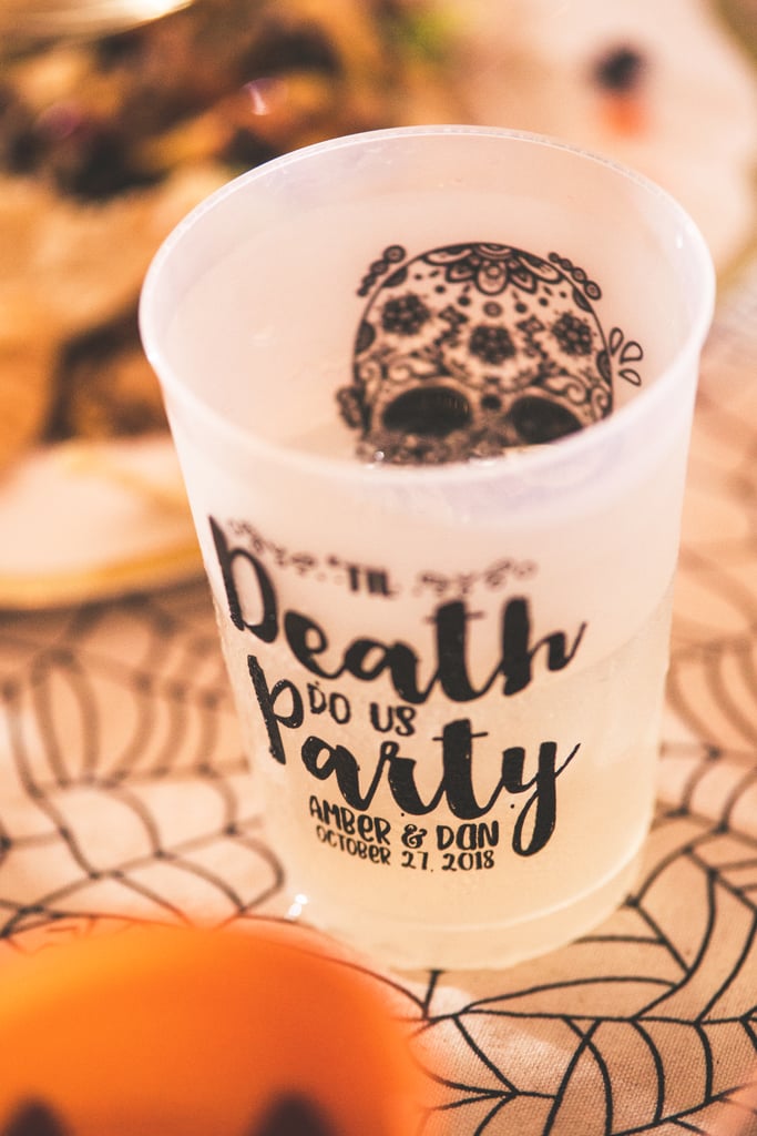 This Backyard Wedding Had Charming Rustic Halloween Decor