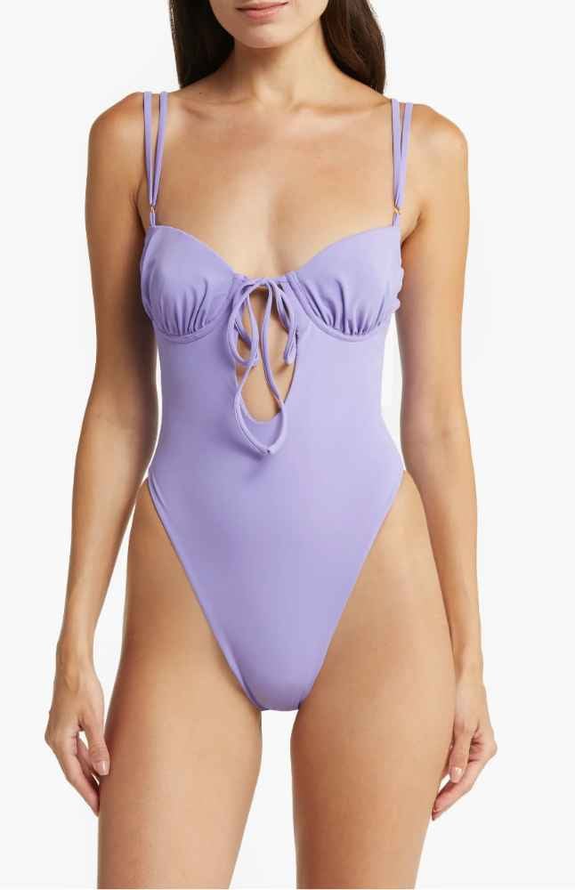 House of CB Cannes Cutout Underwire One-Piece Swimsuit