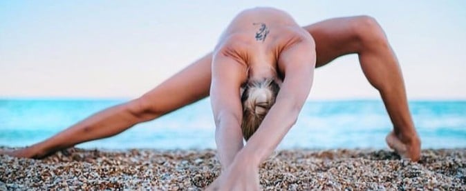 Naked Yoga by the Water