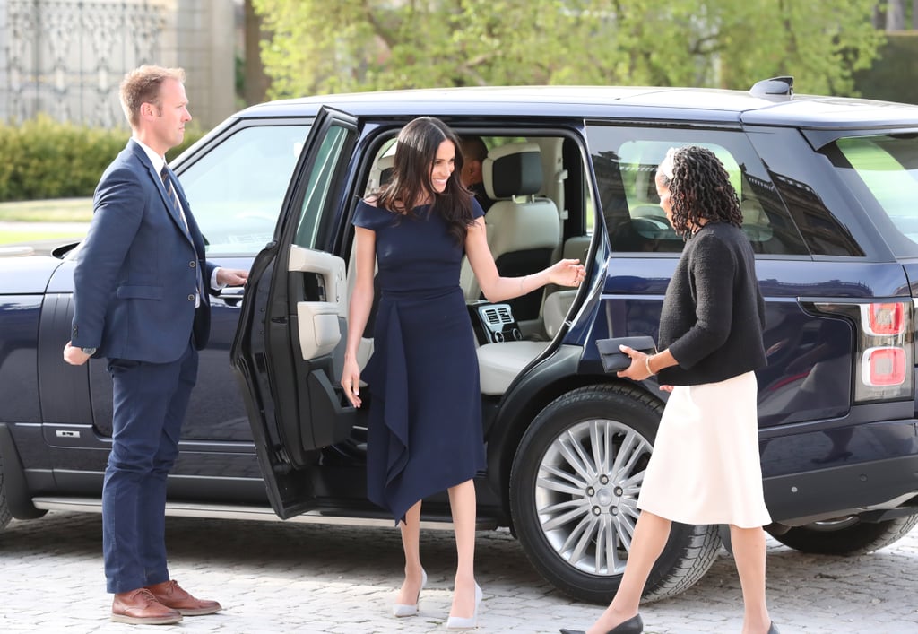 Meghan Markle and Doria Ragland Arriving at Cliveden House