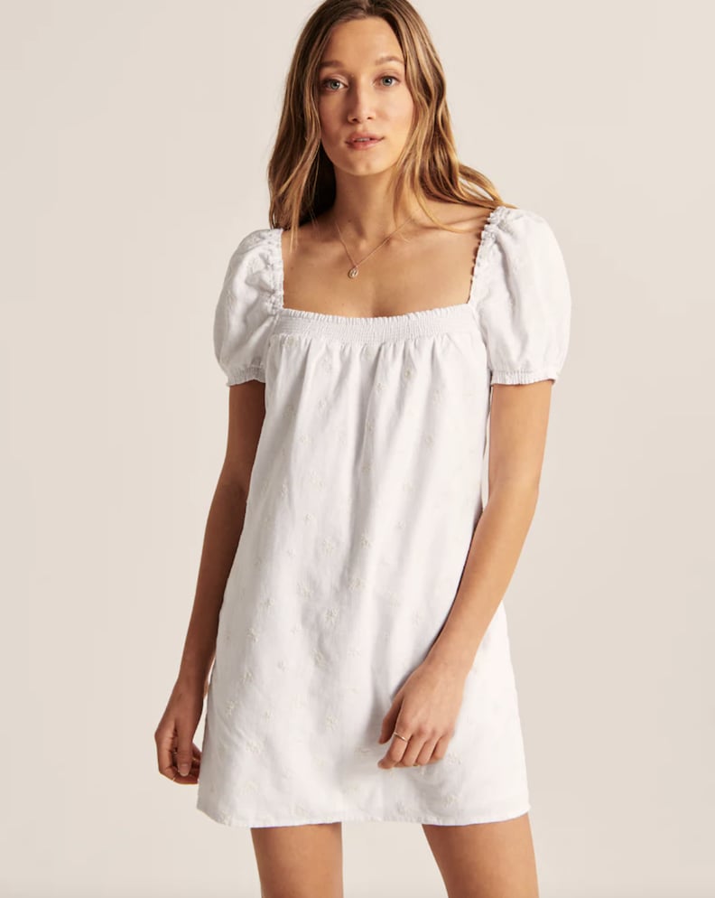 Abercrombie & Fitch Squareneck Trapeze Mini Dress