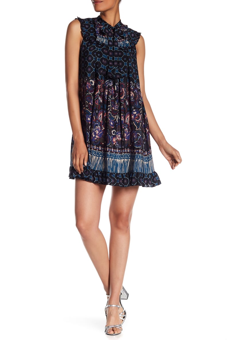 Nordstrom Anna Sui Paisley Fringe Minidress