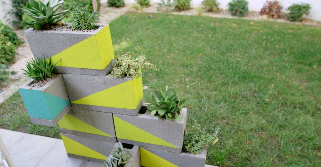 Cinder Block Planters | Best Outdoor Decorating Trends of 2016