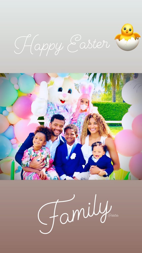 Ciara and Russell Wilson Celebrate Win's First Easter: Video