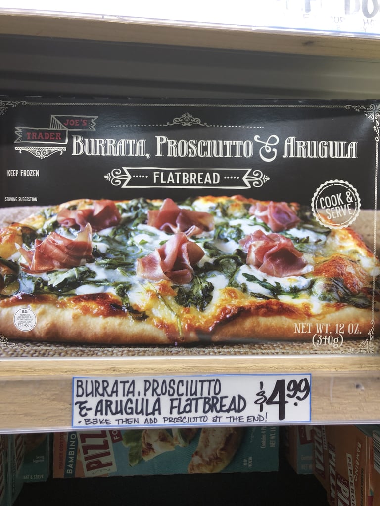 Trader Joe's Burrata, Prosciutto, & Arugula Flatbread