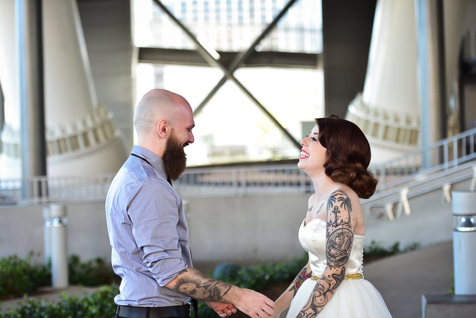 Tropical Las Vegas Wedding