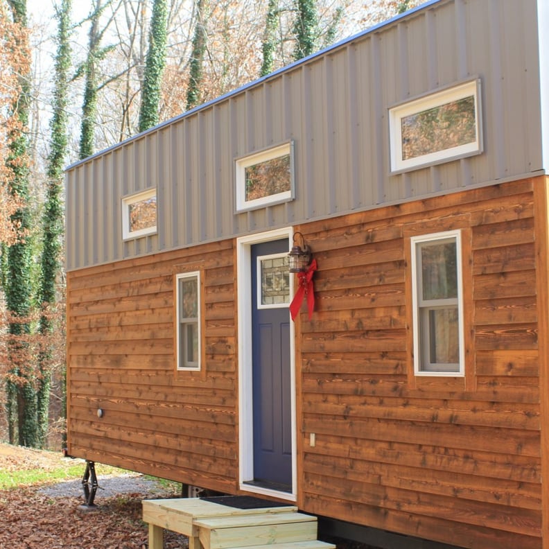 Inside a Tiny House With a Pop-Out Deck - Alpha Tiny Home by New Frontier Tiny  Homes