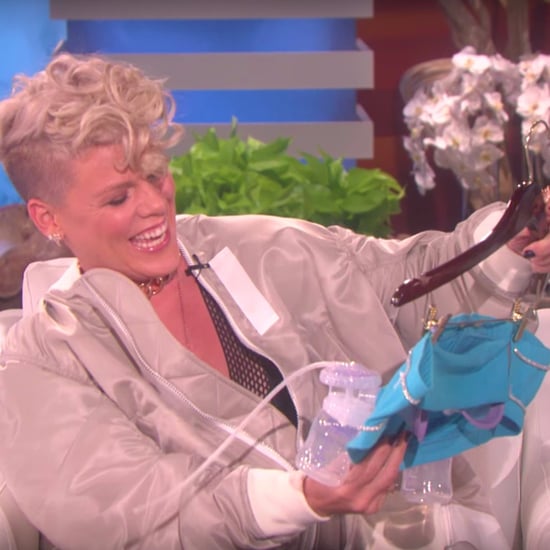 Pink Talking About Breastfeeding on Ellen September 2017