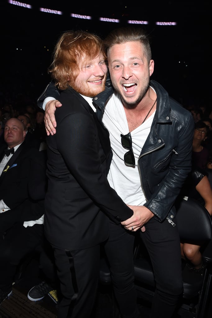 Pictured: Ryan Tedder and Ed Sheeran
