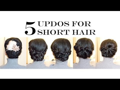 Updo Hairstyles For Short and Medium Hair