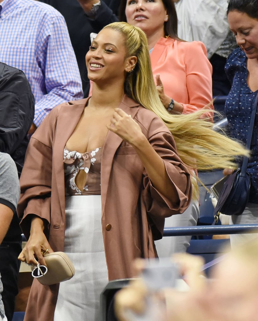 Beyonce and Jay Z Watching Serena Williams at the US Open